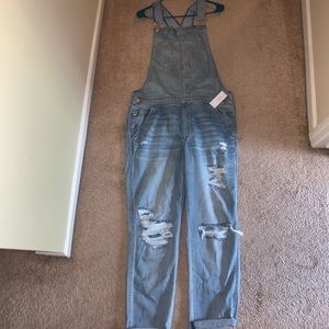 Distressed Overalls